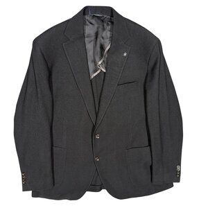 Jack Victor ComfortWear Hopsack Blazer Stretch Wool Sport Coat Unstructured 46R